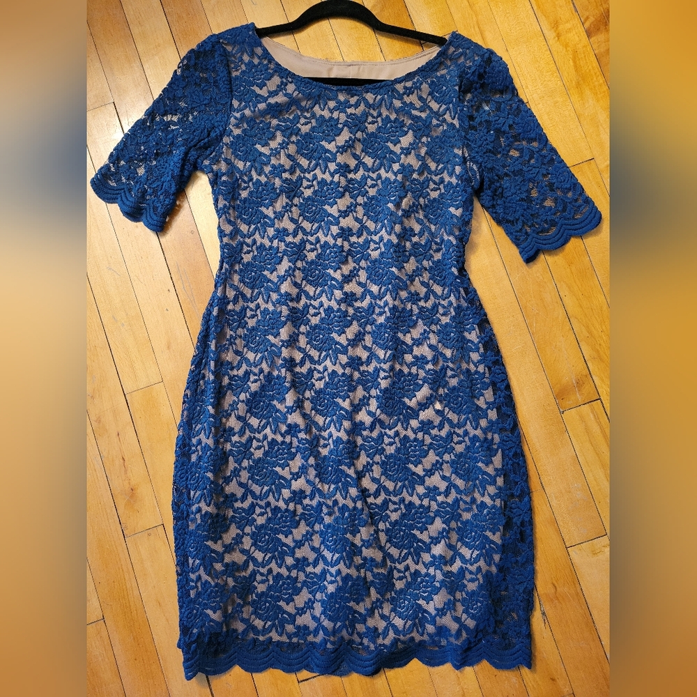 Connected Apparel Blue Dress